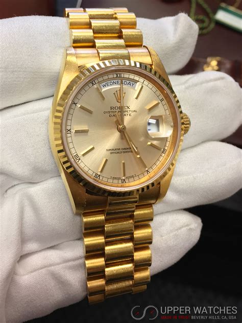 solid gold presidential rolex